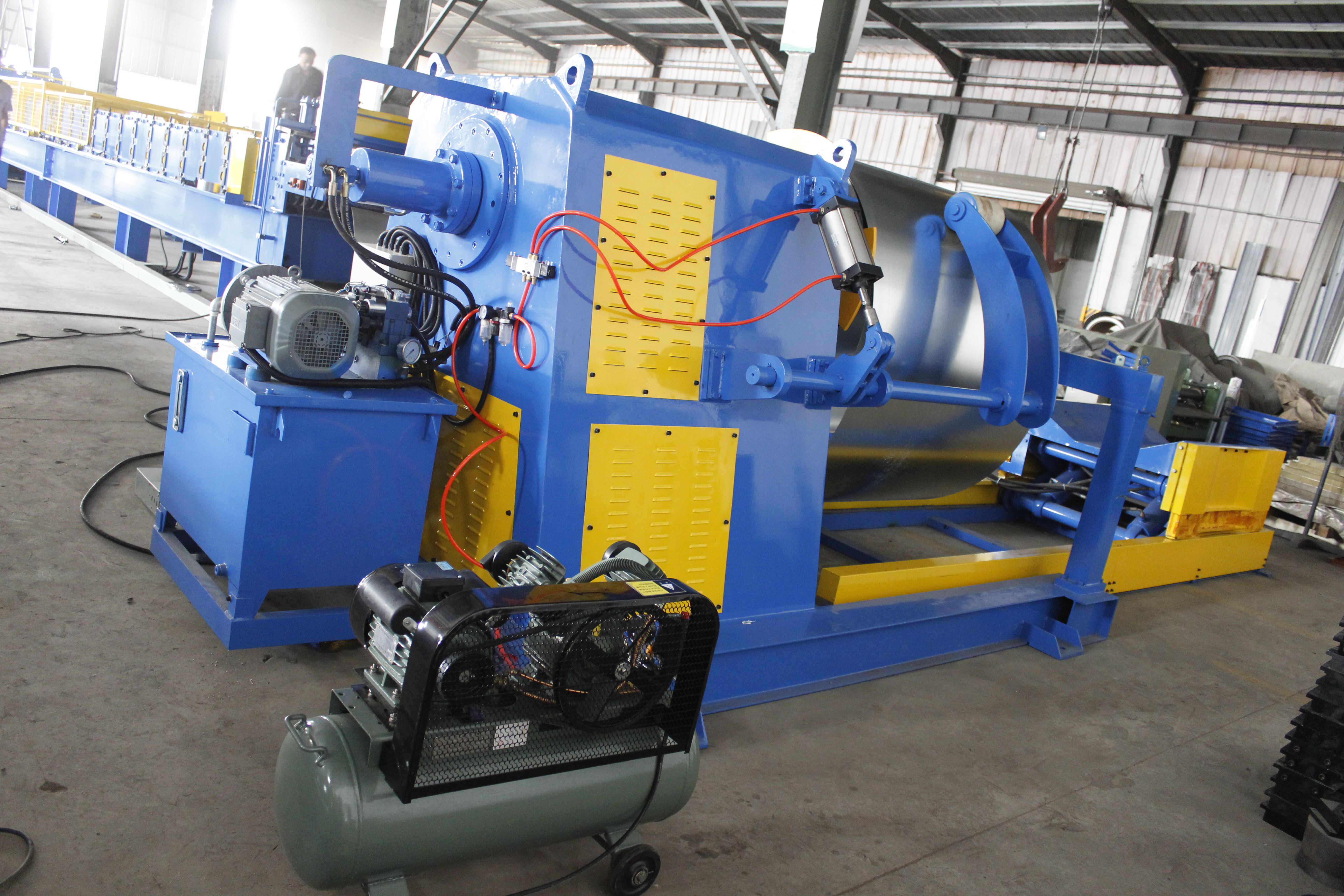 Decoiler hidráulico 10T de volta