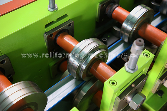 Rolo principal formando moinho