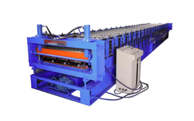 Máquina formadora de rolos de camada dupla de alta qualidade para perfil ondulado e perfil de telhado